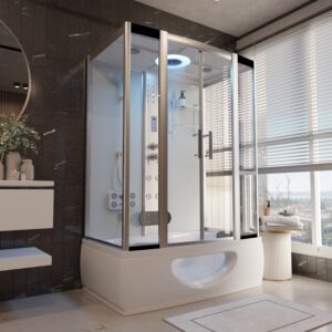 Duschtempel Badewanne IKARIA 135x80x220