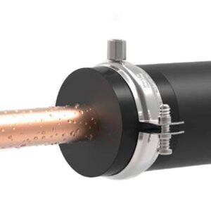 Isolierschelle isolierter gedämmter Rohrträger mit Rohrschelle 13 mm Dämmdicke