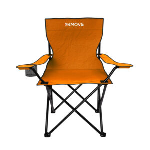 24MOVE® Campingstuhl Klappstuhl orange