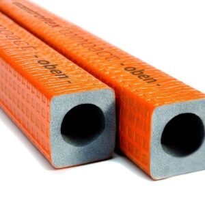 Rohrisolierung PE rechteckig Isolierschlauch 25mm Isolierstärke | 100% GEG | Climaflex naturefoam exzentro