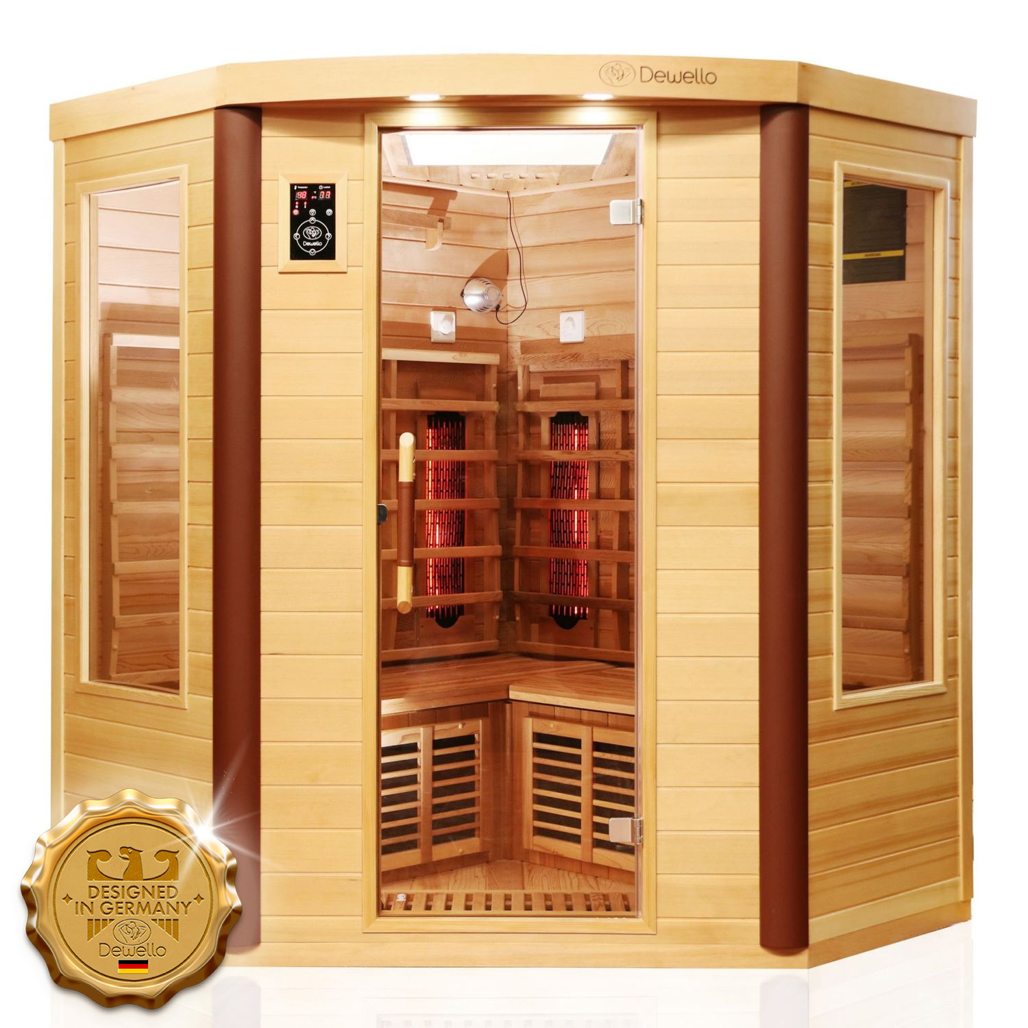 Infrarotkabine TORONTO 152x152 1 Infrarotkabine TORONTO 152x152