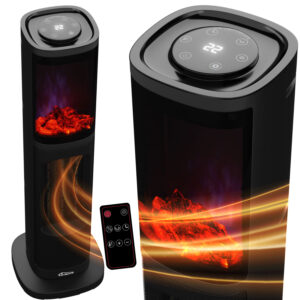 Turm-Keramikheizer 2kW TT-KH 063 schwarz