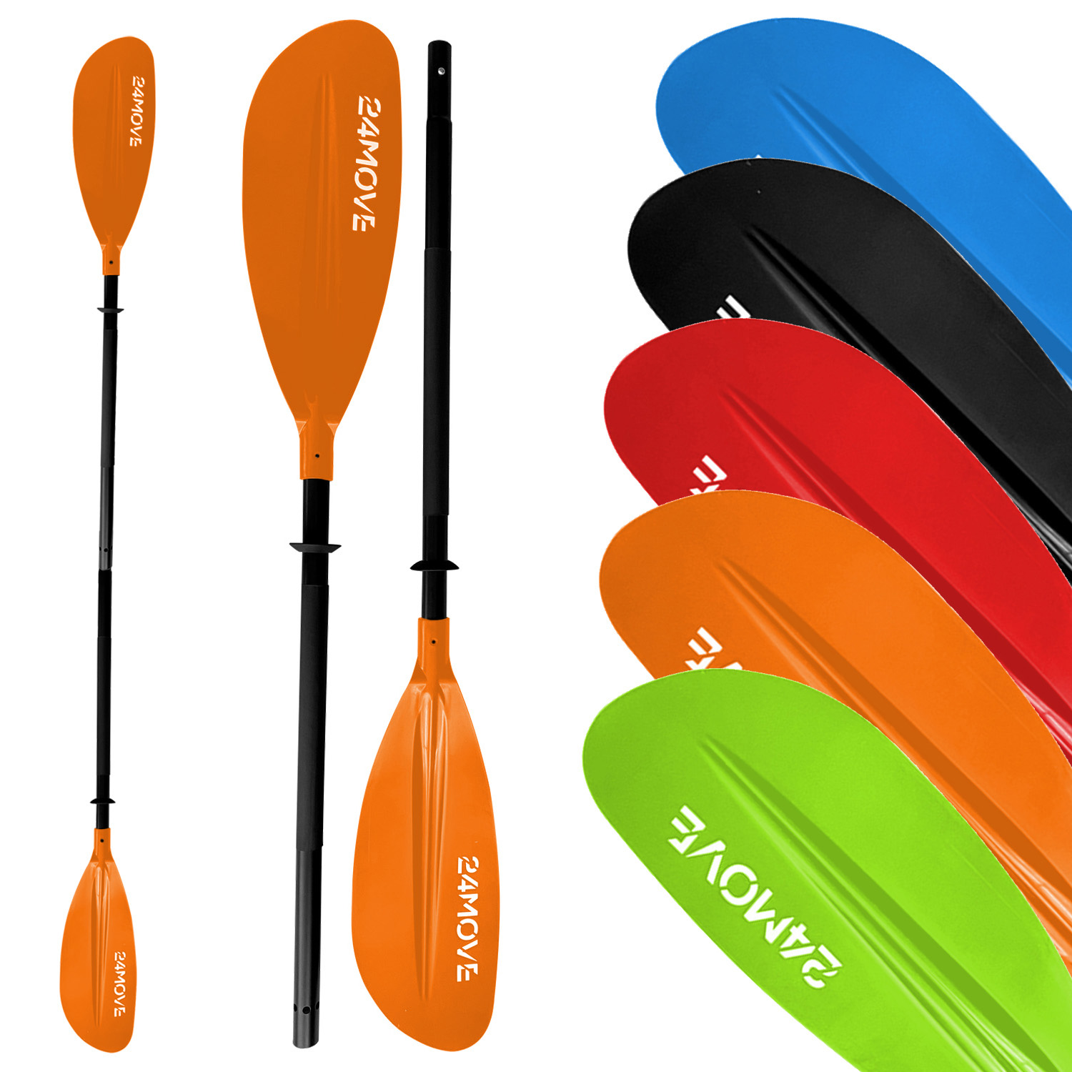 24MOVE® SUP Doppelpaddel LAGO für Paddleboards und Kajaks, Stechpaddel für Stand-Up Board koralle 1 24MOVE® SUP Doppelpaddel LAGO für Paddleboards und Kajaks, Stechpaddel für Stand-Up Board koralle