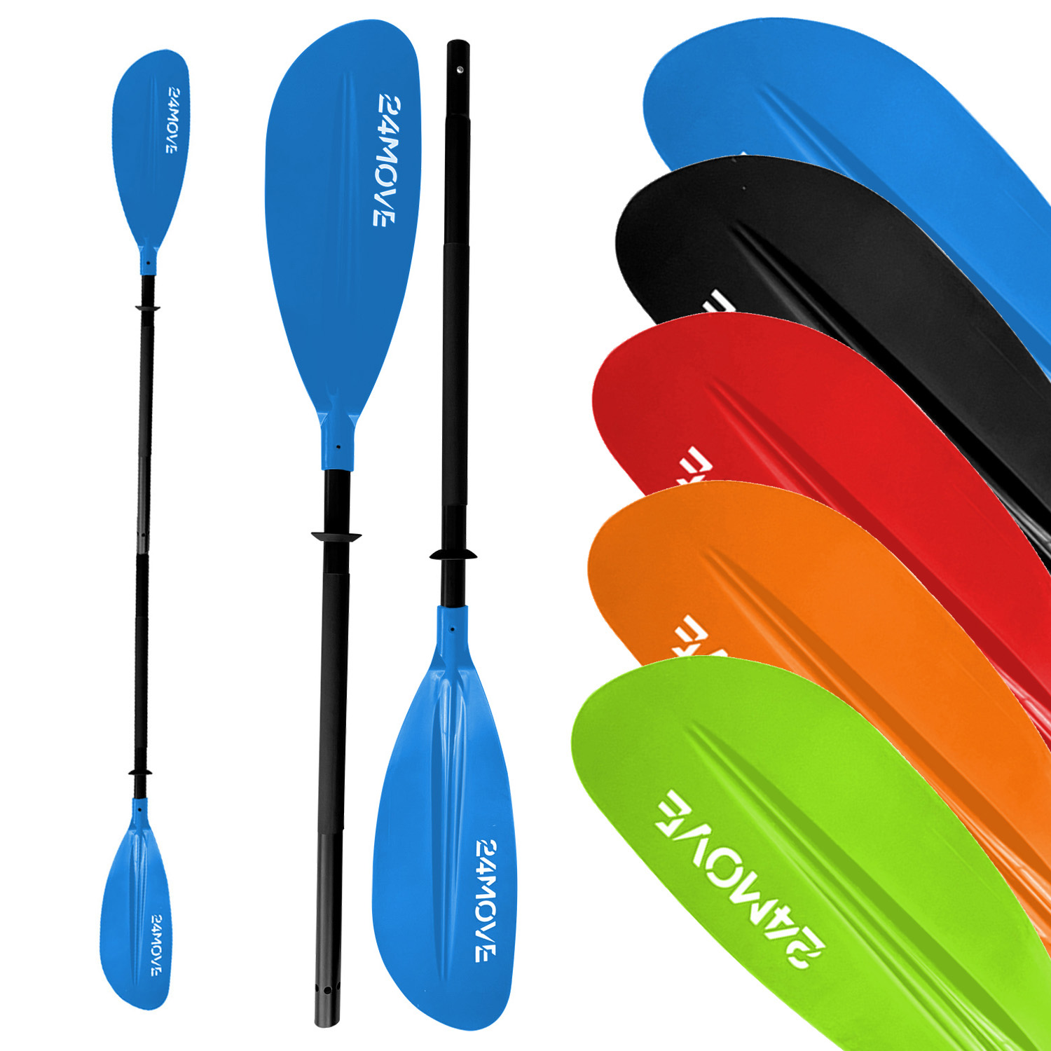 24MOVE® SUP Doppelpaddel LAGO für Paddleboards und Kajaks, Stechpaddel für Stand-Up Board blau 1 24MOVE® SUP Doppelpaddel LAGO für Paddleboards und Kajaks, Stechpaddel für Stand-Up Board blau