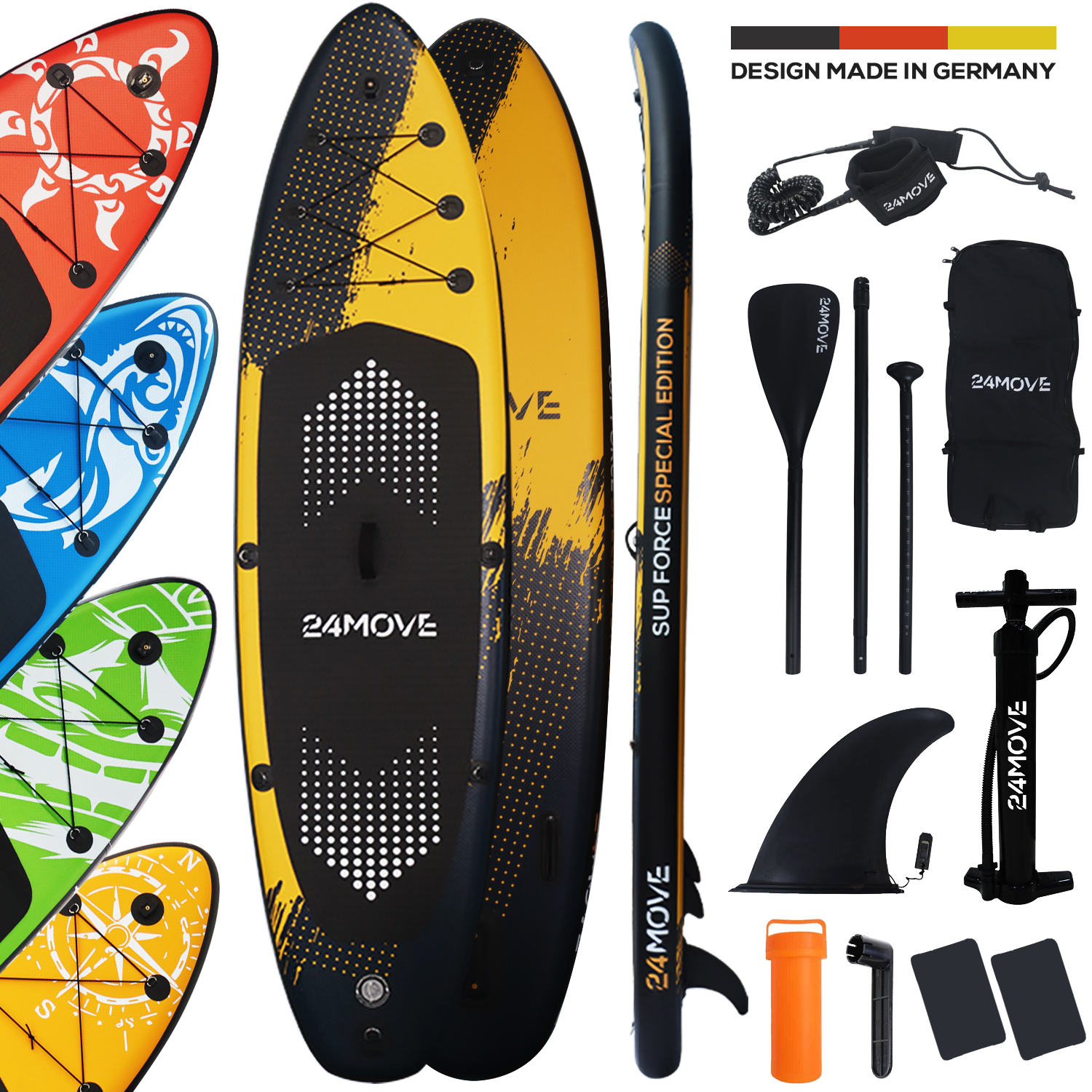 24MOVE® Standup Paddle SUP Board Set SPECIAL FORCE 366 1 24MOVE® Standup Paddle SUP Board Set SPECIAL FORCE 366