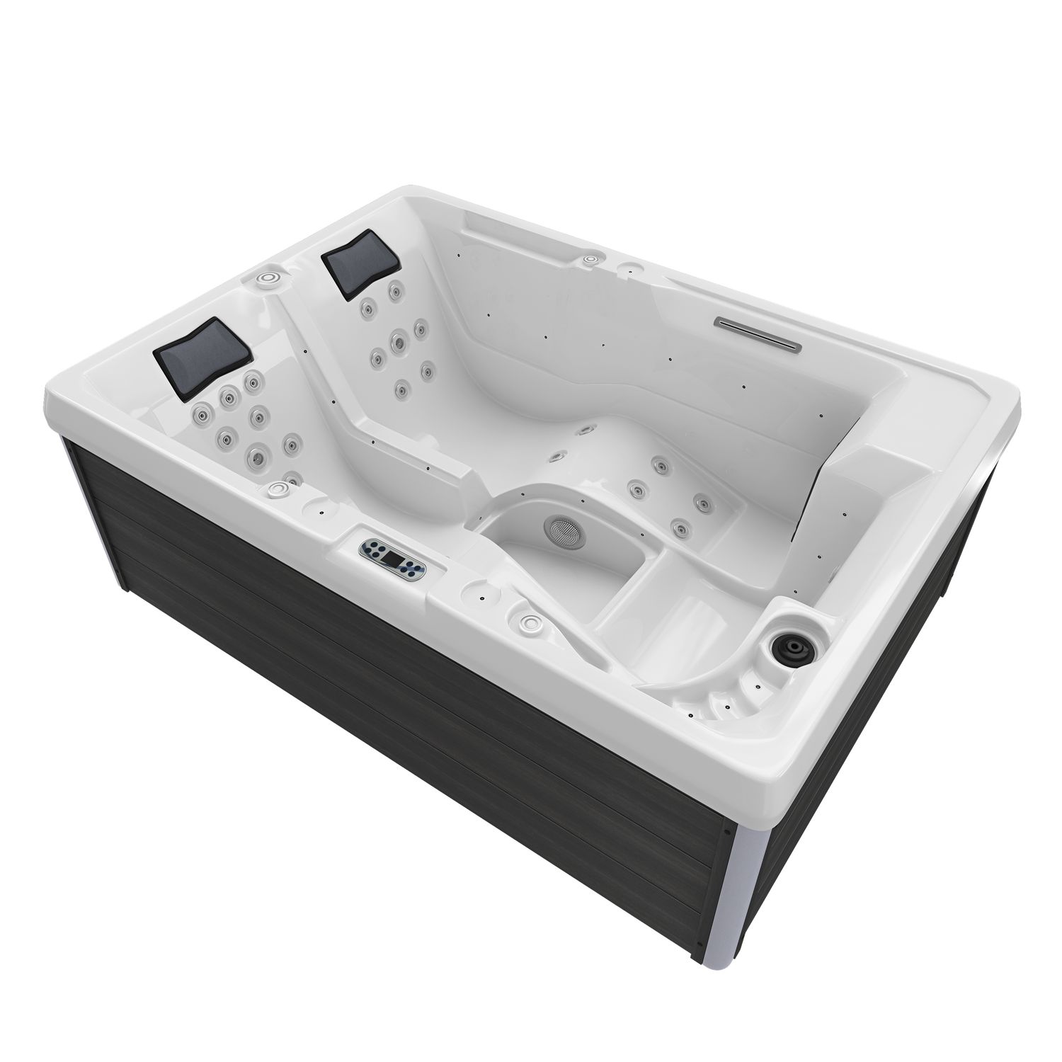 Outdoor Whirlpool Elba weiß 210x150 1 Outdoor Whirlpool Elba weiß 210x150