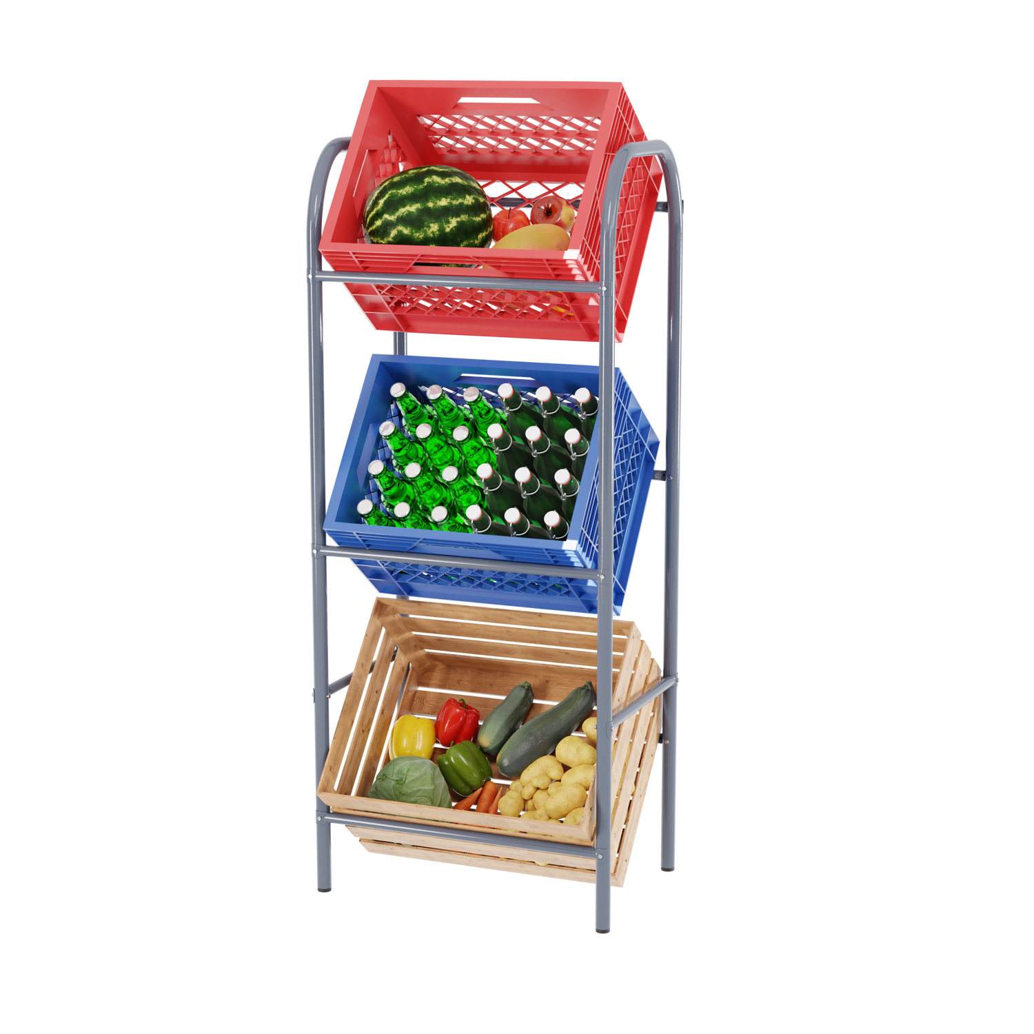 Getränkekistenregal TT-GK 01 1 Getränkekistenregal TT-GK 01