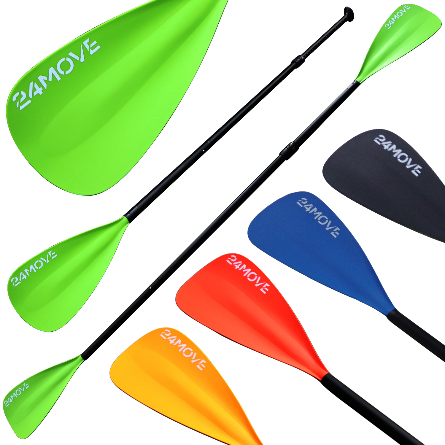 24MOVE® SUP Doppelpaddel für Paddleboards und Kajaks, Stechpaddel für Stand-Up Board grün 1 24MOVE® SUP Doppelpaddel für Paddleboards und Kajaks, Stechpaddel für Stand-Up Board grün