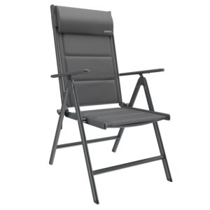 GARMIO® Gartenstuhl Balkonstuhl FLORENZ anthrazit