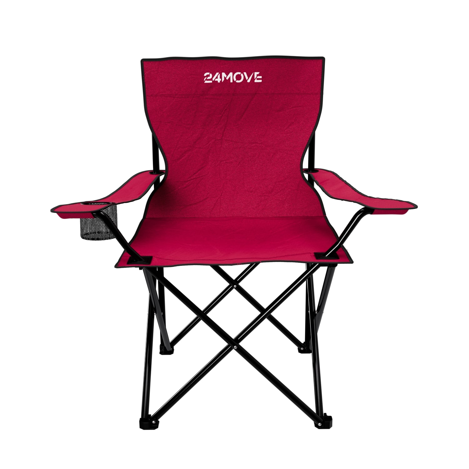 24MOVE® Campingstuhl Klappstuhl rot 1 24MOVE® Campingstuhl Klappstuhl rot