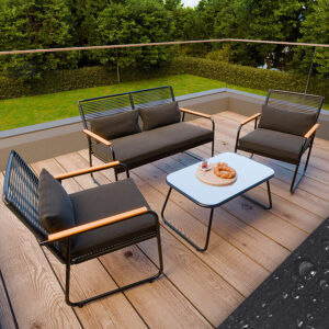 GARMIO® Rattan Sitzgruppe RIMINI