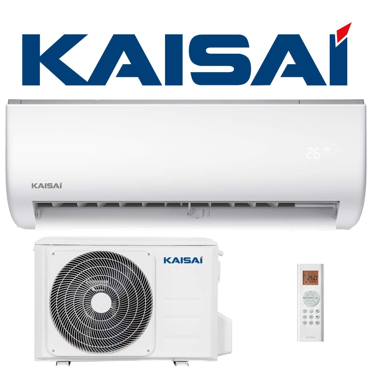 Kaisai ONE+ Singlesplit Set 2,6 kW | KRX-09PEGI + KRX-09PEGO"" 1 Kaisai ONE+ Singlesplit Set 2,6 kW | KRX-09PEGI + KRX-09PEGO""