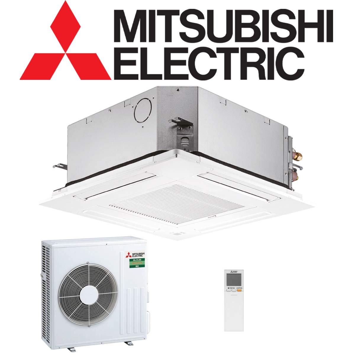 Mitsubishi Electric Deckenkassette Set 5,7 kW inkl. Paneel &... 1 Mitsubishi Electric Deckenkassette Set 5,7 kW inkl. Paneel &...