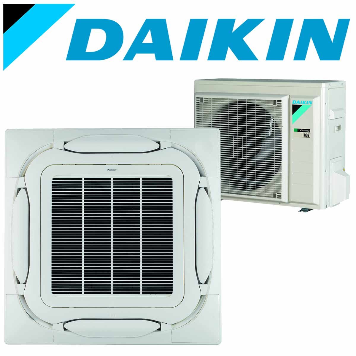 SET DAIKIN Roundflow FCAG 5 kW Deckenkassette reinweiß inkl.... 1 SET DAIKIN Roundflow FCAG 5 kW Deckenkassette reinweiß inkl....