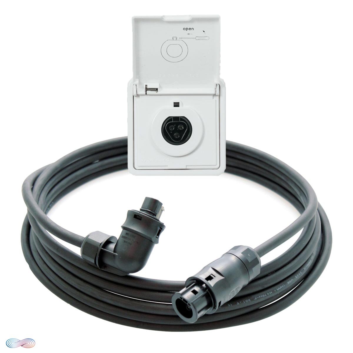 Wieland Einspeisesteckdose mit Stecker & Kabel - ab 5 Meter"" 1 Wieland Einspeisesteckdose mit Stecker & Kabel - ab 5 Meter""