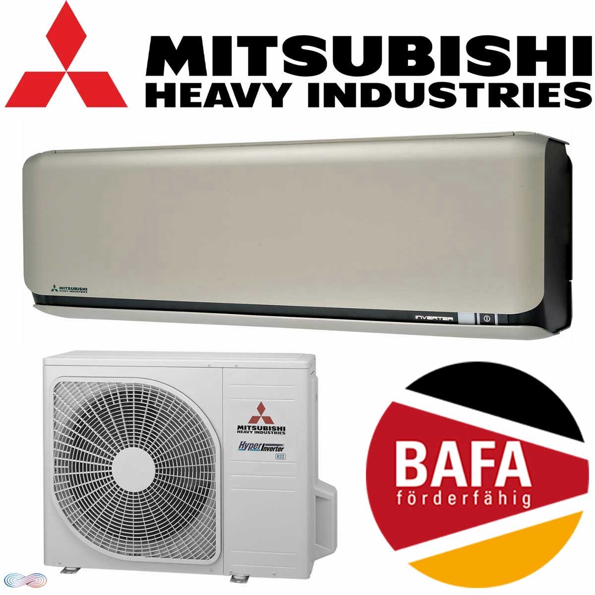 Mitsubishi Heavy Klimaanlage SRK35ZSX-WFT 3,5 kW | BAFA förderfähig"" 1 Mitsubishi Heavy Klimaanlage SRK35ZSX-WFT 3,5 kW | BAFA förderfähig""