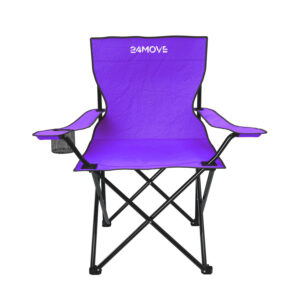 24MOVE® Campingstuhl Klappstuhl lila