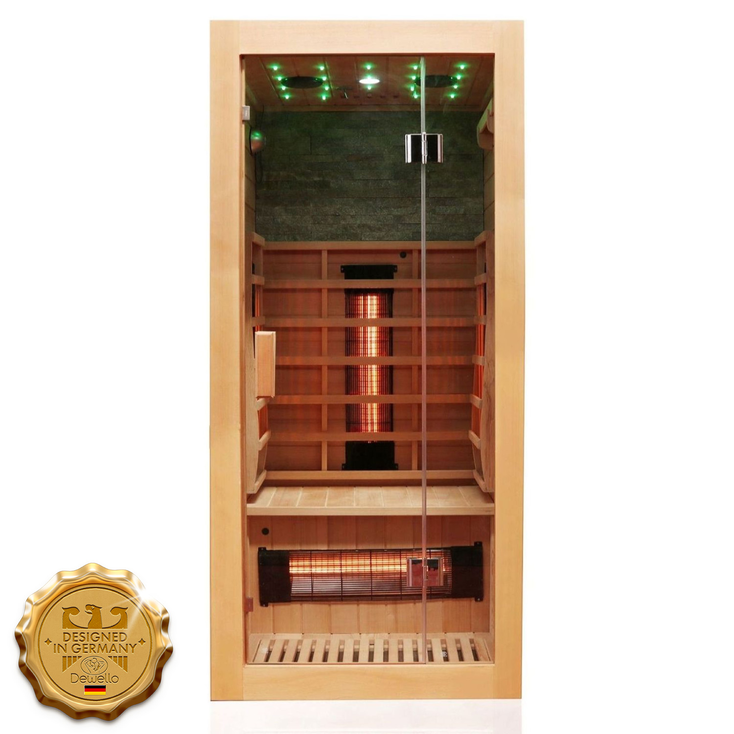 Infrarotkabine MILTON VOLLSPEKTRUM 90x90 1 Infrarotkabine MILTON VOLLSPEKTRUM 90x90