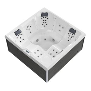 Outdoor Whirlpool PANAREA weiß 210x210 LED