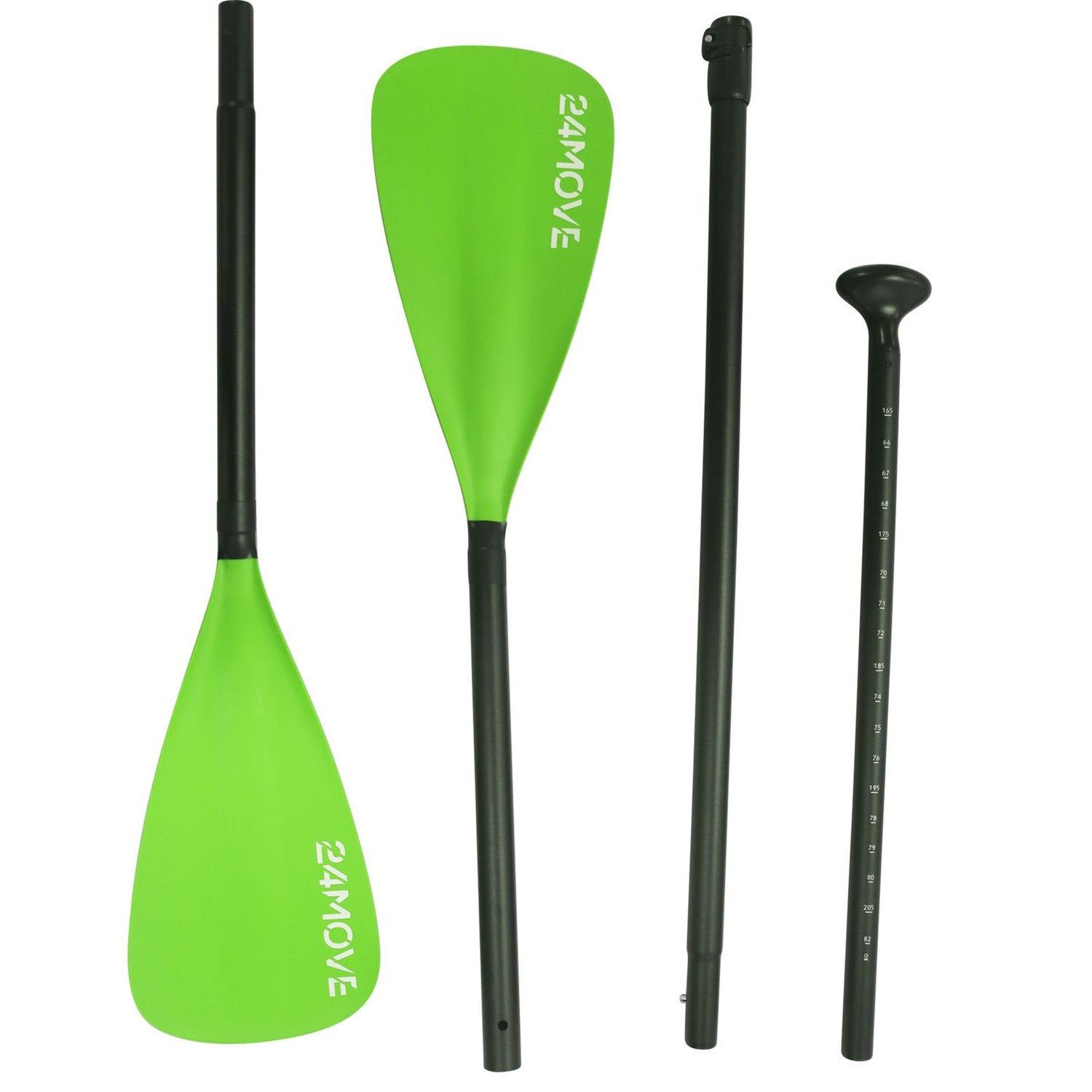24MOVE® SUP Doppelpaddel für Paddleboards und Kajaks, grün 1 24MOVE® SUP Doppelpaddel für Paddleboards und Kajaks, grün