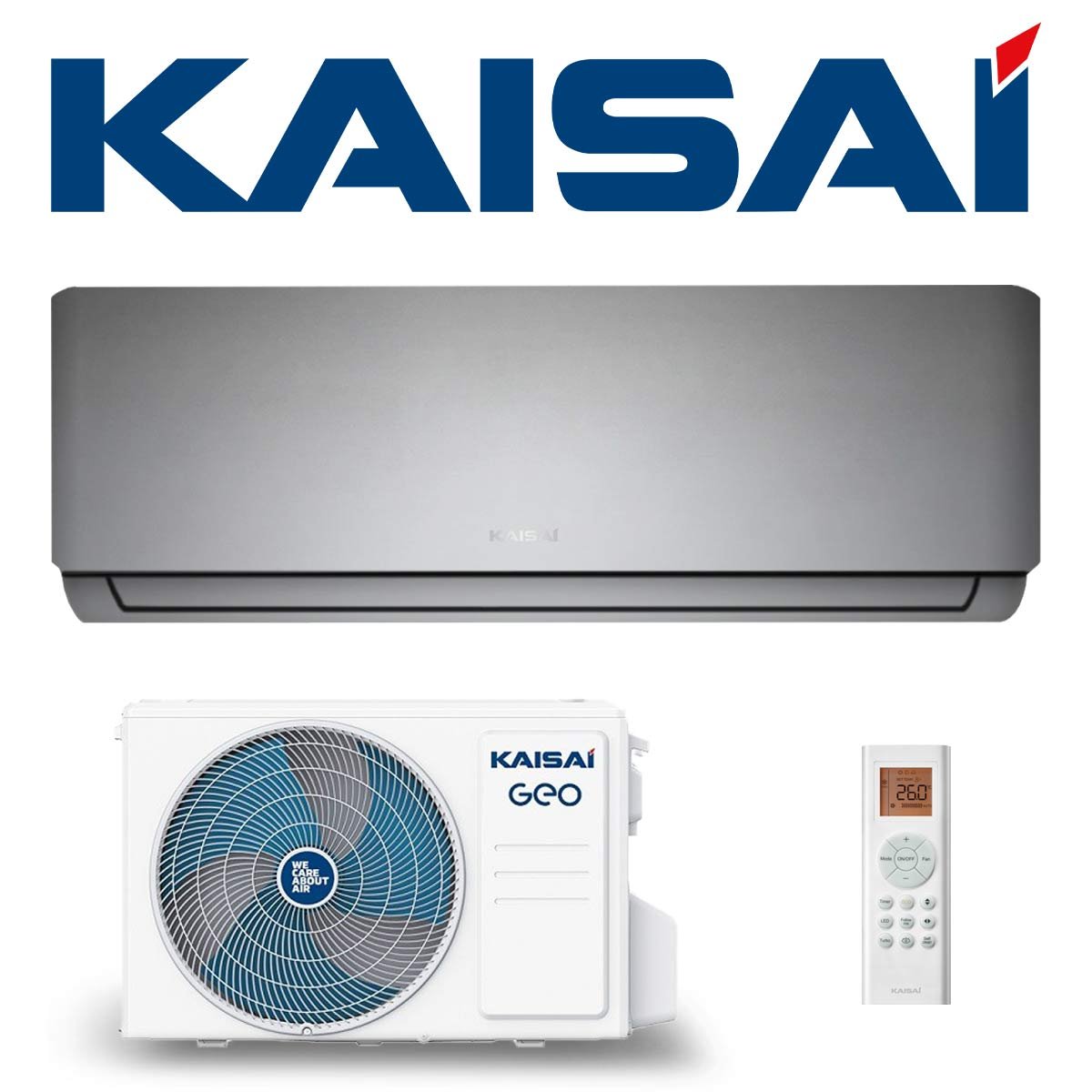 KAISAI GEO Singlesplit Set 5,3 kW | KGE-18GRGI + KGE-18GRGO"" 1 KAISAI GEO Singlesplit Set 5,3 kW | KGE-18GRGI + KGE-18GRGO""