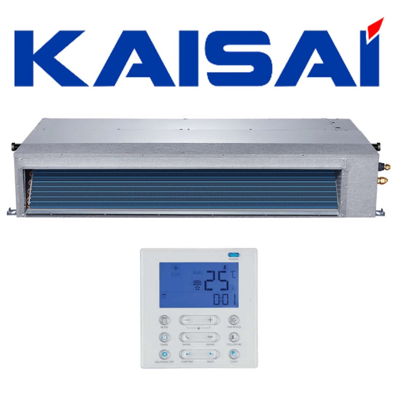 KAISAI KTI-55 Kanalgerät 15,2 kW"" 1 KAISAI KTI-55 Kanalgerät 15,2 kW""