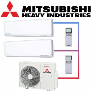 Mitsubishi Heavy Klimaanlage 2,5 kW & 3,5 kW Wandgerät SRK-ZSX-WFB...