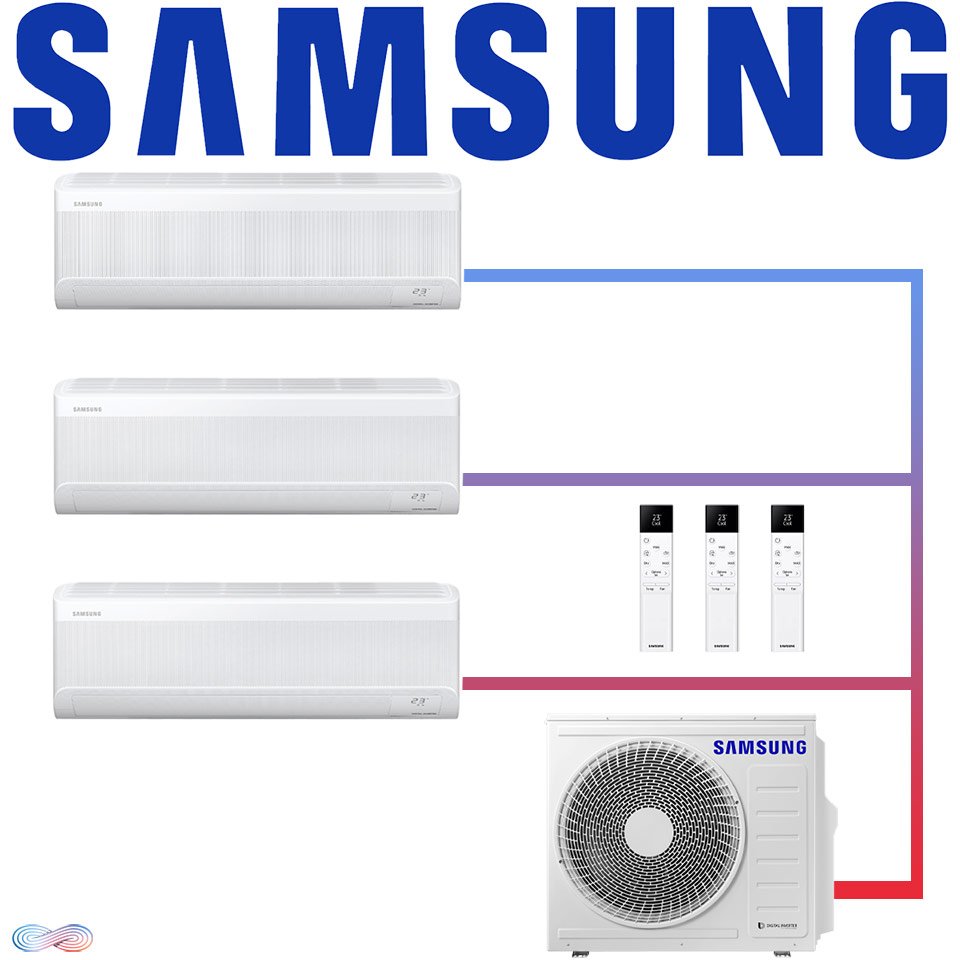 Samsung Multisplit 3x Wind-Free Standard AR 12 Wandgerät 3,5 kW... 1 Samsung Multisplit 3x Wind-Free Standard AR 12 Wandgerät 3,5 kW...
