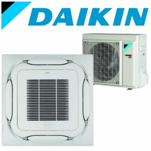 SET DAIKIN Roundflow FCAG 5 kW Deckenkassette selbstreinigend weiß...