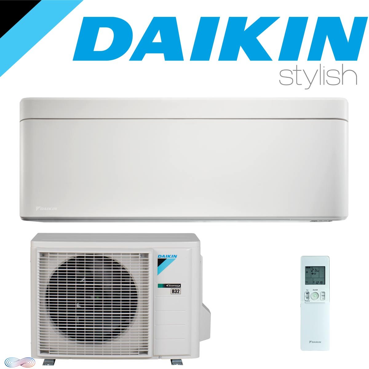 SET DAIKIN STYLISH Wandgerät Weiß 3,5 kW"" 1 SET DAIKIN STYLISH Wandgerät Weiß 3,5 kW""