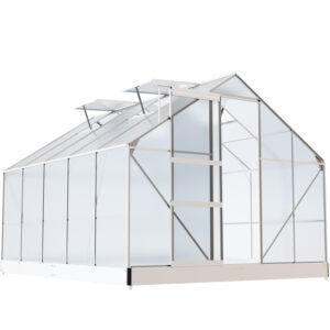 Gewächshaus ARONA, inkl. Fundament mit Dachfenster 310x250cm 6mm