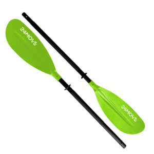 24MOVE® SUP Doppelpaddel LAGO für Paddleboards und Kajaks, Stechpaddel für Stand-Up Board grün