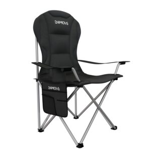 24MOVE® Campingstuhl Klappstuhl Outdoor SALVADOR schwarz