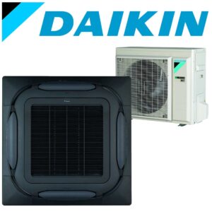 SET DAIKIN Roundflow FCAG 5,7 kW Deckenkassette schwarz inkl....