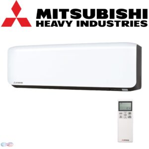 Mitsubishi Heavy Wandgerät SRK25ZS-WFB 2,5 kW | Schwarz - Weiß""