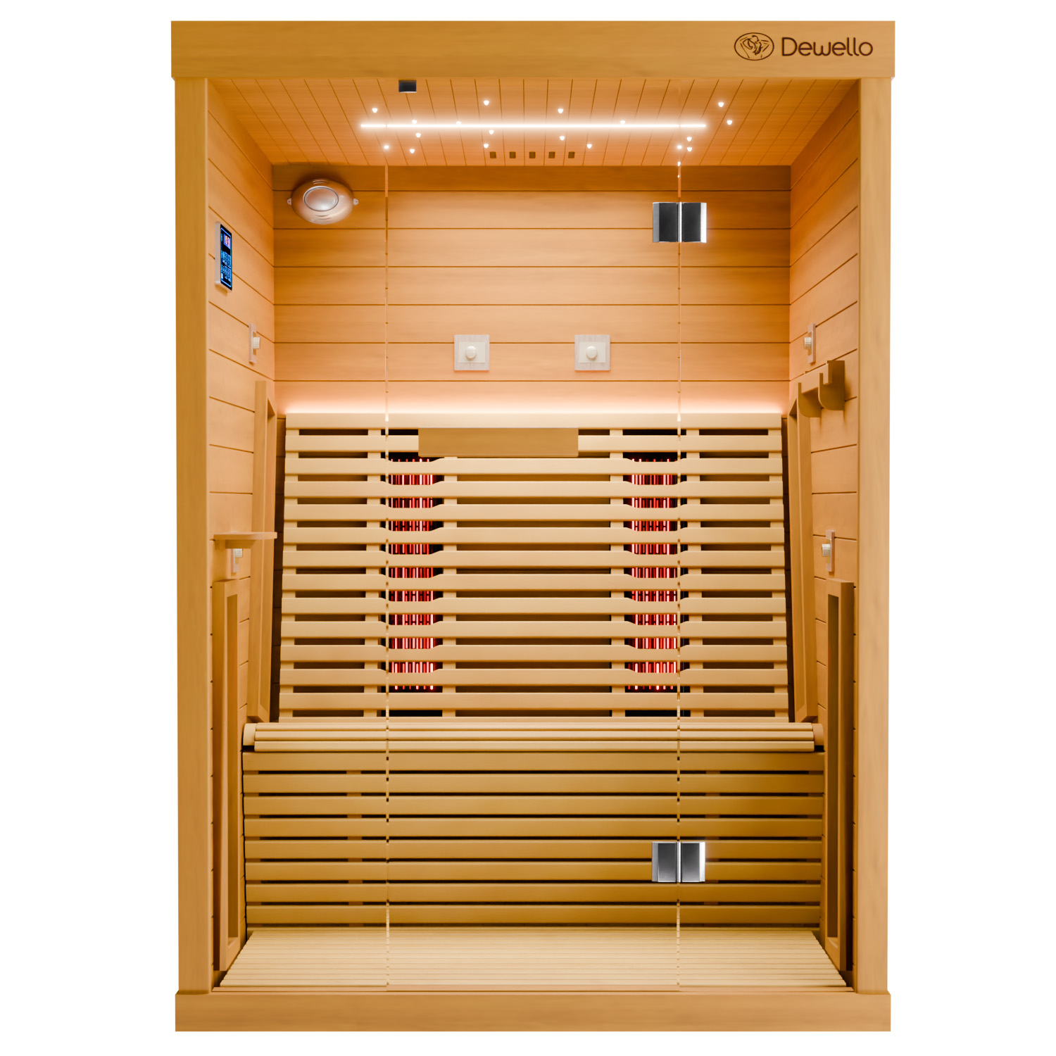 Infrarotkabine PALERMO 135x120 Vollspektrum 1 Infrarotkabine PALERMO 135x120 Vollspektrum