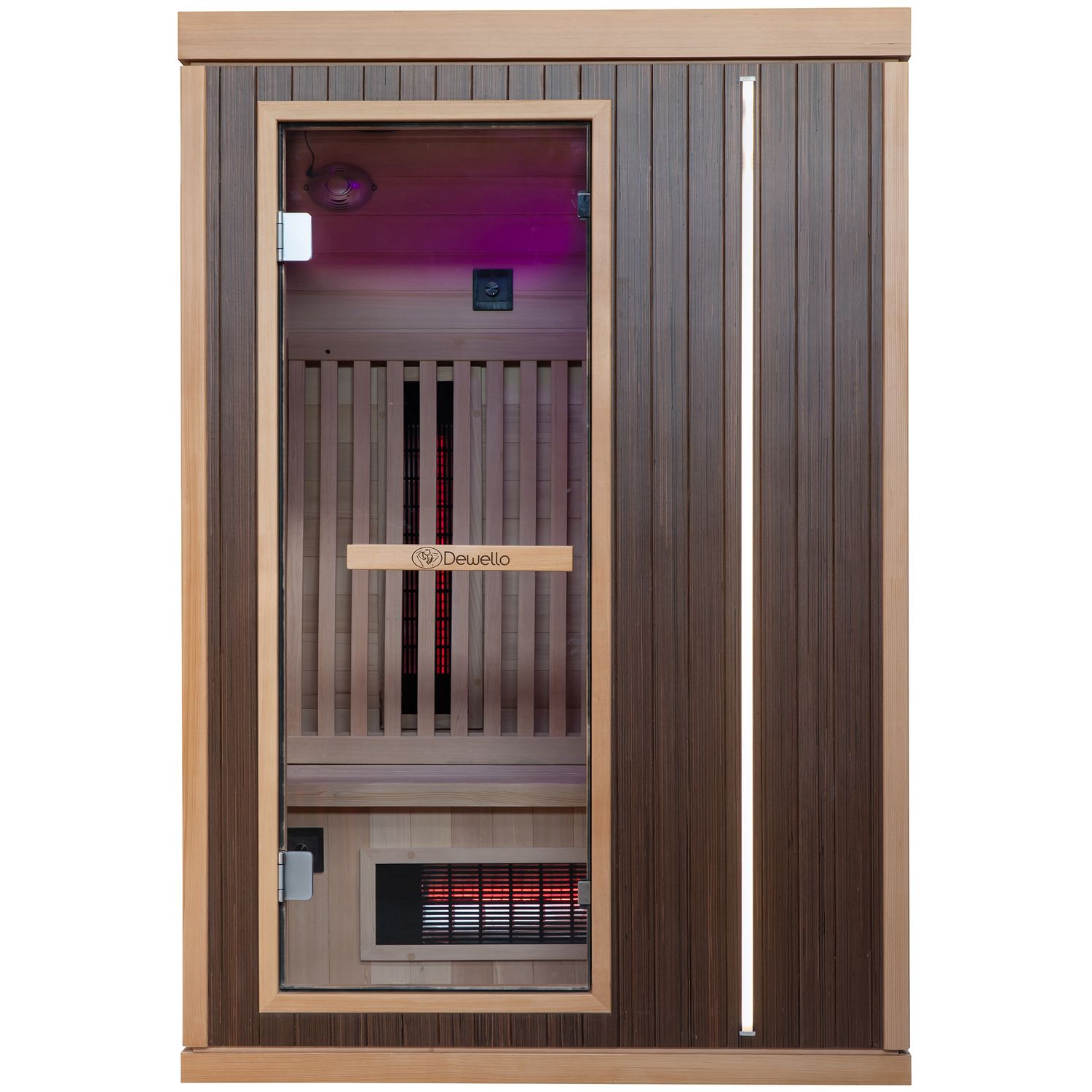 Infrarotkabine MELVILLE 130x105 Dual-Therm 1 Infrarotkabine MELVILLE 130x105 Dual-Therm
