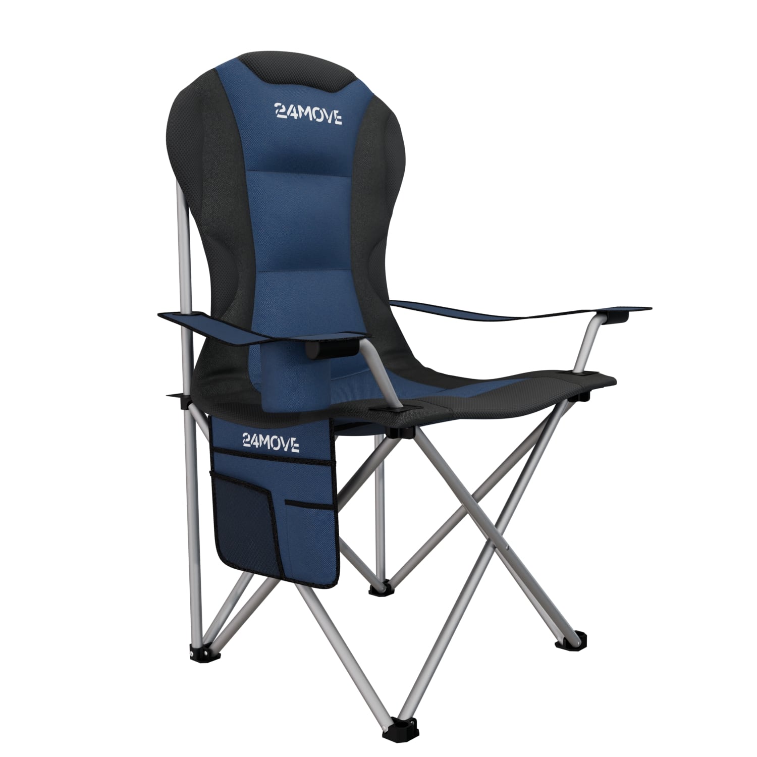 24MOVE® Campingstuhl Klappstuhl Outdoor SALVADOR blau 1 24MOVE® Campingstuhl Klappstuhl Outdoor SALVADOR blau