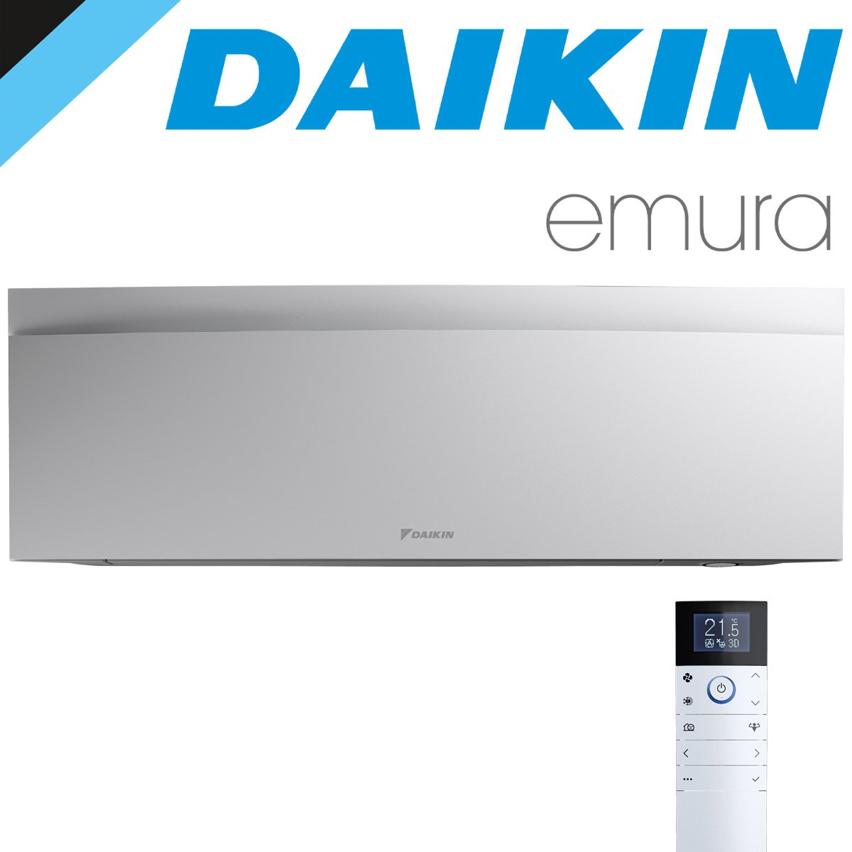 DAIKIN Emura 3 Wandgerät FTXJ35AW 3,5 kW | Mattweiß"" 1 DAIKIN Emura 3 Wandgerät FTXJ35AW 3,5 kW | Mattweiß""