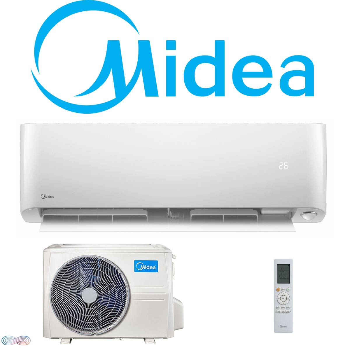 Midea Klimaanlage Oasis Plus 12 3,5 kW | Singlesplit Set"" 1 Midea Klimaanlage Oasis Plus 12 3,5 kW | Singlesplit Set""