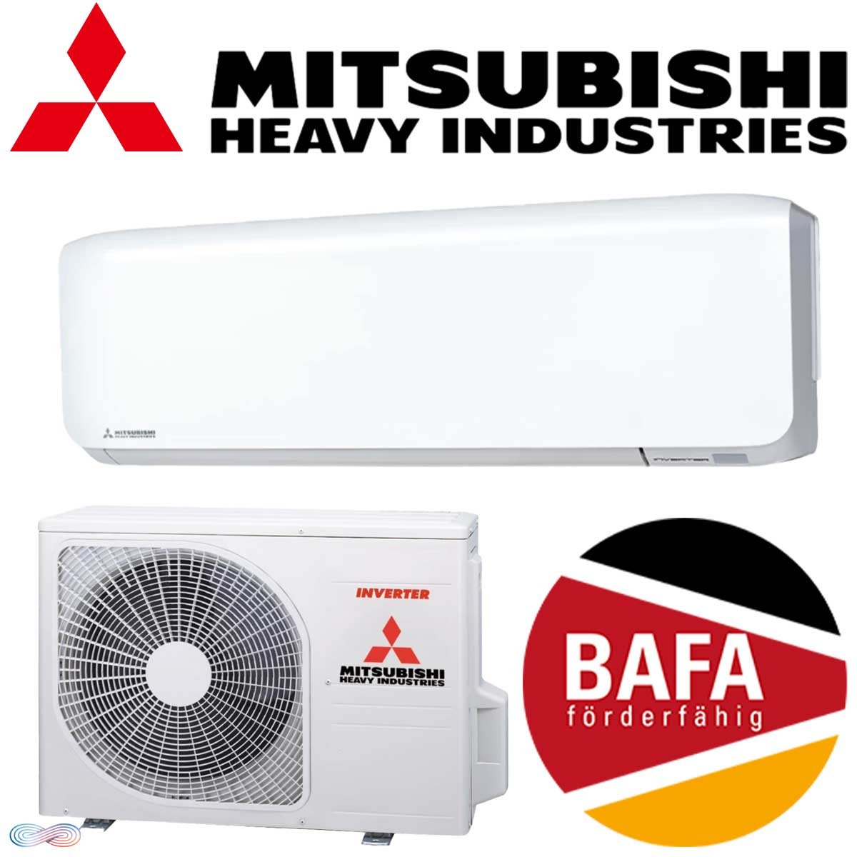 Mitsubishi Heavy Klimaanlage SRK20ZS-WF 2,0 kW | BAFA förderfähig"" 1 Mitsubishi Heavy Klimaanlage SRK20ZS-WF 2,0 kW | BAFA förderfähig""