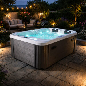 Outdoor Whirlpool Spa TINO PRO Weiß, JOYONWAY