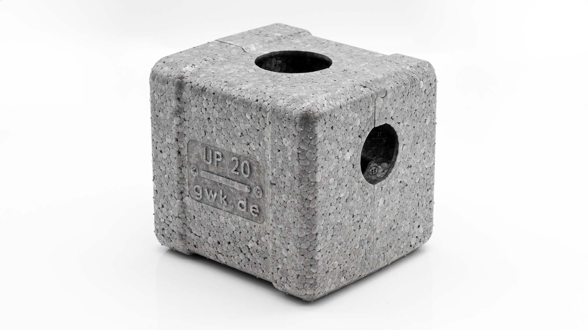 Rohrisolierung Dämmkappe für Unterputzventile | GWK Serie UP EPP-Box | DN20 - 3/4 Zoll 1 Rohrisolierung Dämmkappe für Unterputzventile | GWK Serie UP EPP-Box | DN20 - 3/4 Zoll