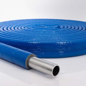 Rohrisolierung PE 10m mit Schutzhaut | 28mm x 6mm Dämmstärke | Blau