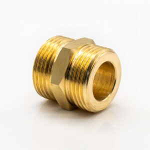 Doppelnippel für Edelstahl Wellrohr | DN20 | Aeroline inox