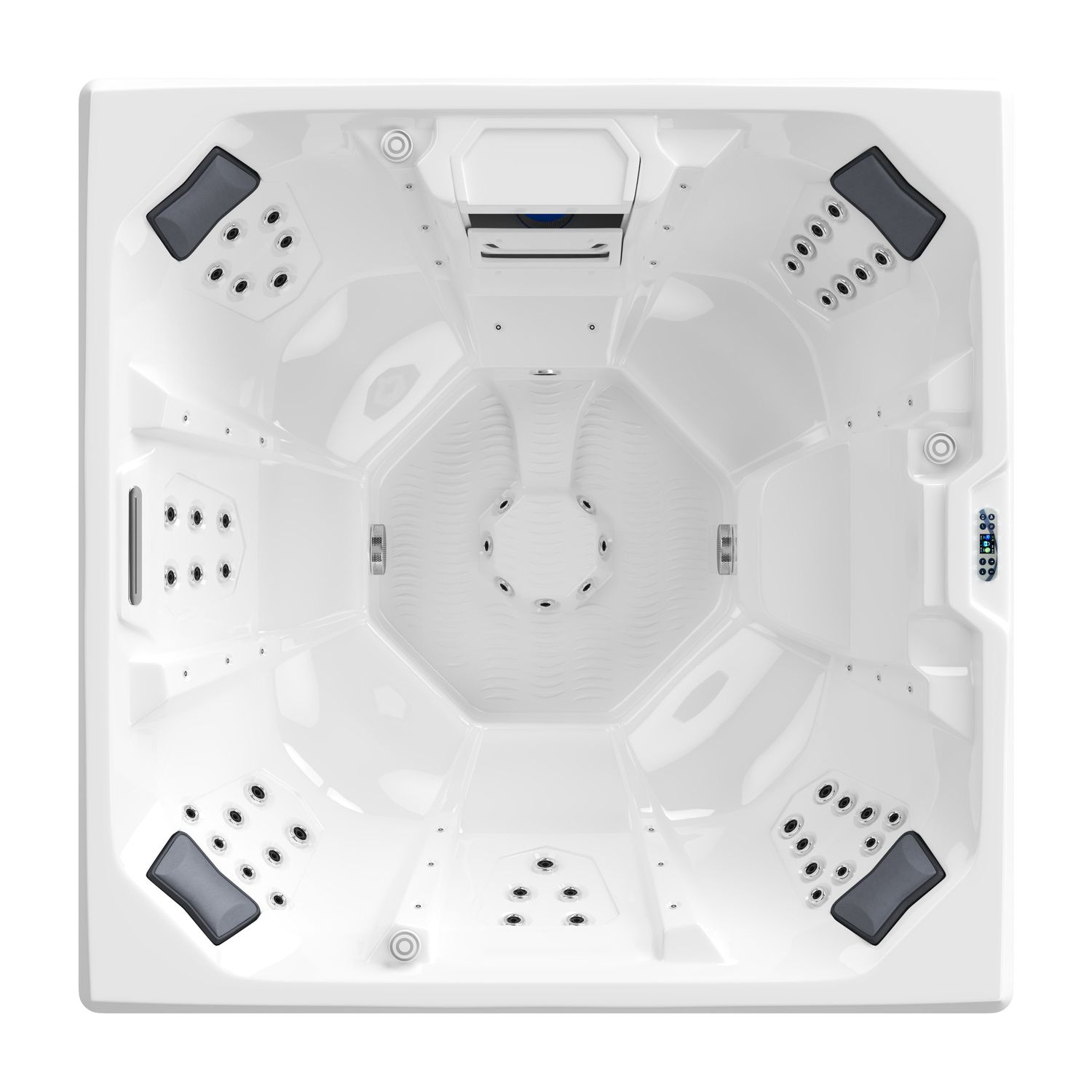 Outdoor Whirlpool TORCELLO weiß 210x210 LED 1 Outdoor Whirlpool TORCELLO weiß 210x210 LED