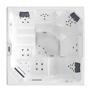 Outdoor Whirlpool PANAREA weiß 210x210 LED