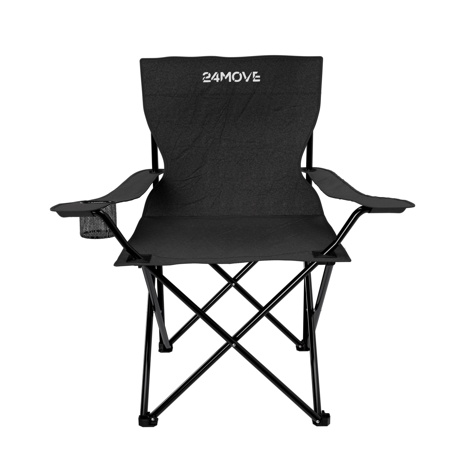 24MOVE® Campingstuhl Klappstuhl schwarz 1 24MOVE® Campingstuhl Klappstuhl schwarz