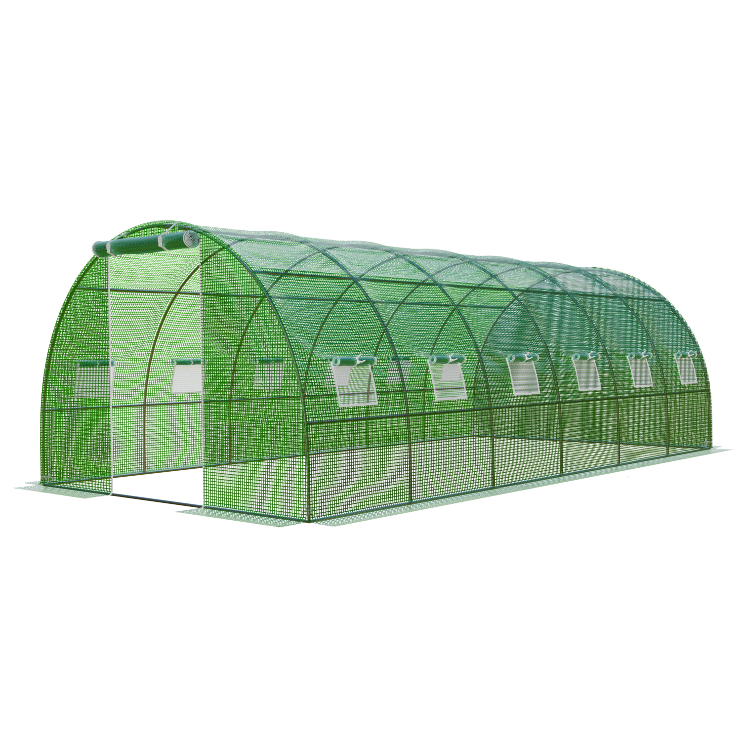 GARMIO® Foliengewächshaus CARINI 6x3x2m Gewächshaus 1 GARMIO® Foliengewächshaus CARINI 6x3x2m Gewächshaus