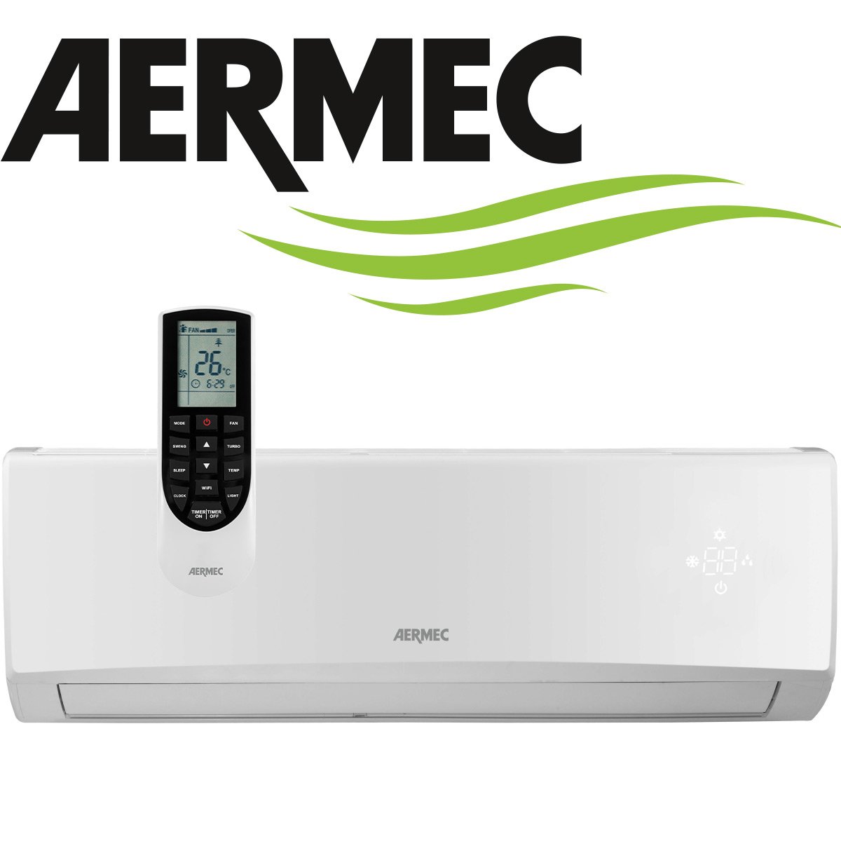 AERMEC SLG 350 W Wandgerät 3,2 kW"" 1 AERMEC SLG 350 W Wandgerät 3,2 kW""